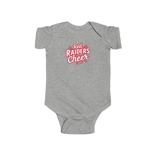 Short Sleeve Baby Bodysuit \ Marion County Red Raiders Cheer \ MCC1