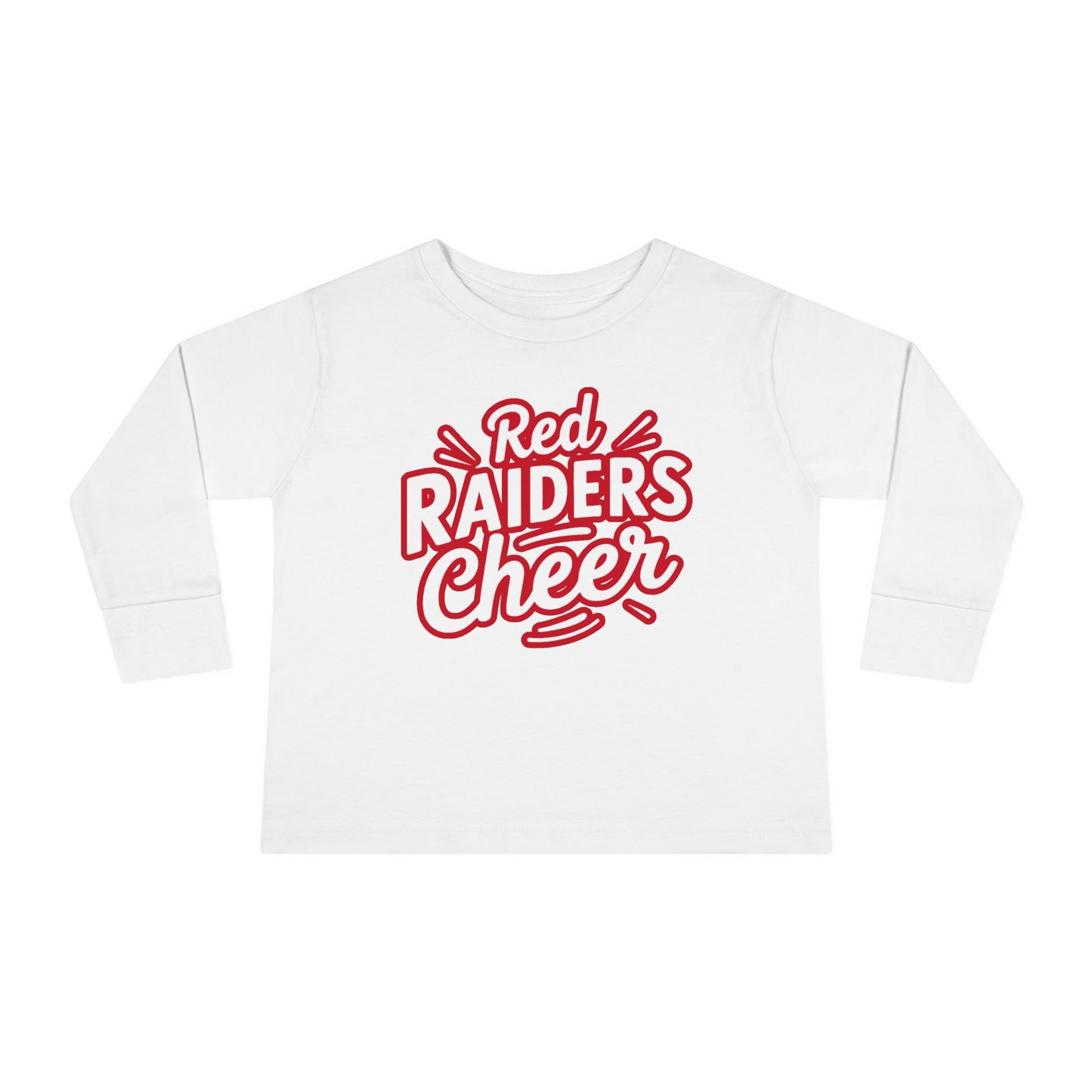 Toddler Long Sleeve Tee \ Marion County Red Raiders Cheer \ MCC1