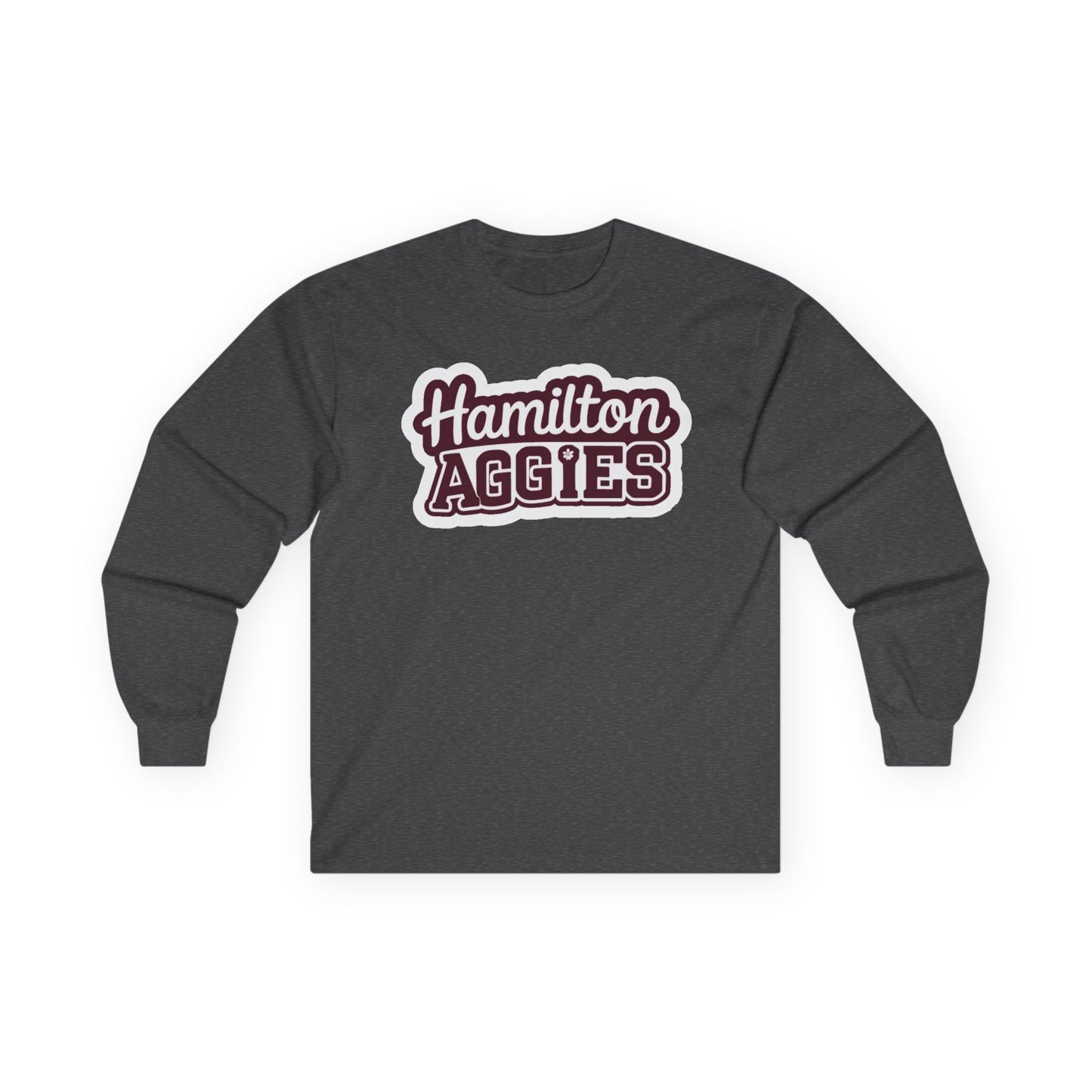 Adult Long Sleeve Tee \ Hamilton Aggies \ HAG2