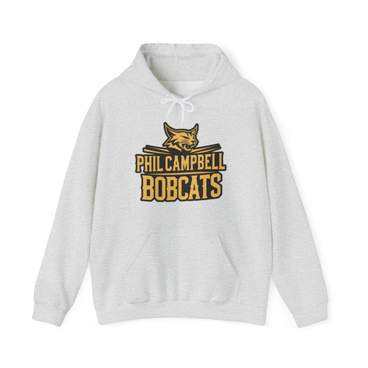 Adult Hoodie Sweatshirt \ Phil Campbell Bobcats \ PCB2