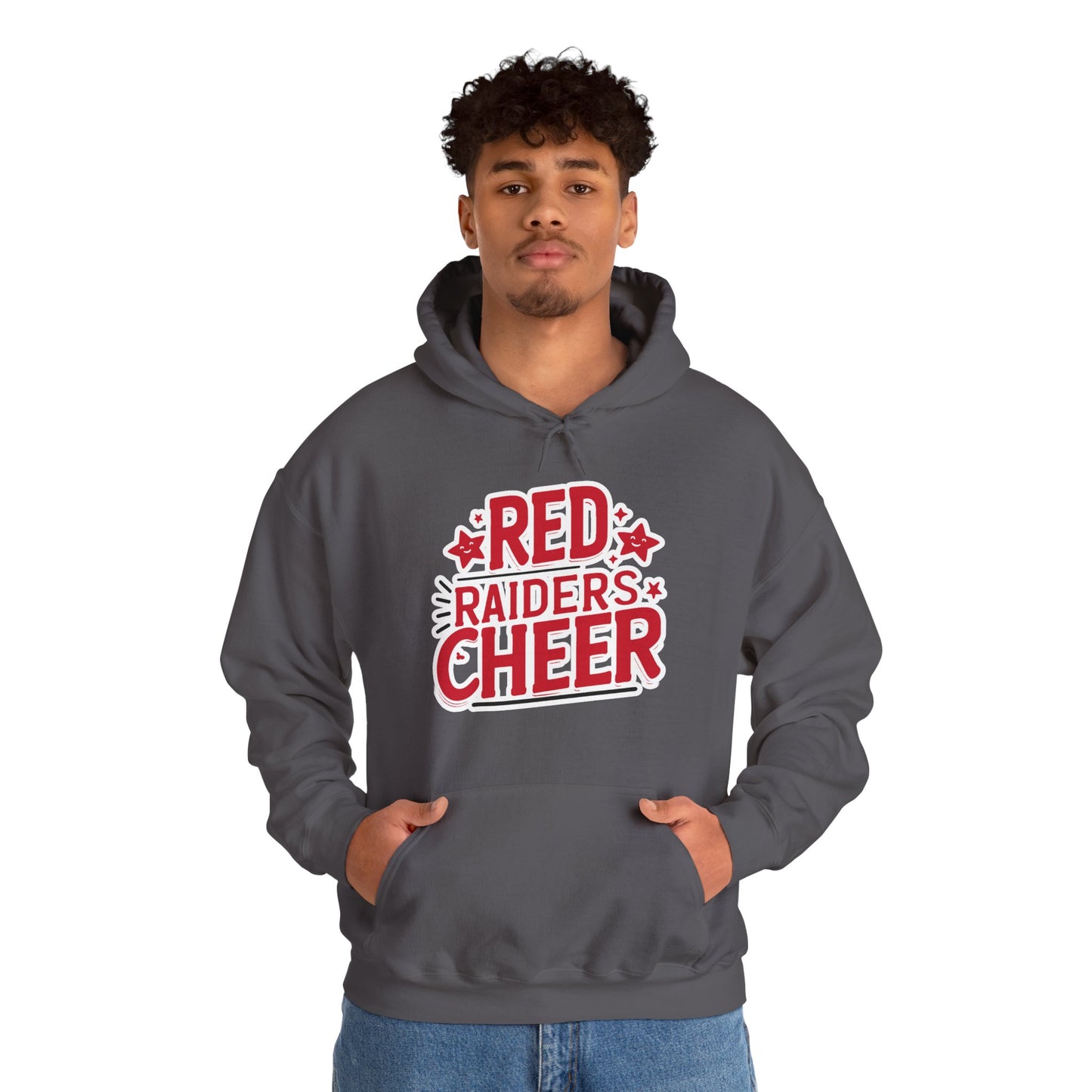 Adult Hoodie Sweatshirt \ Marion County Red Raiders Cheer \ MCC2