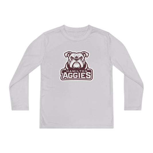 Youth Long Sleeve Tee \ Hamilton Aggies \ HA4