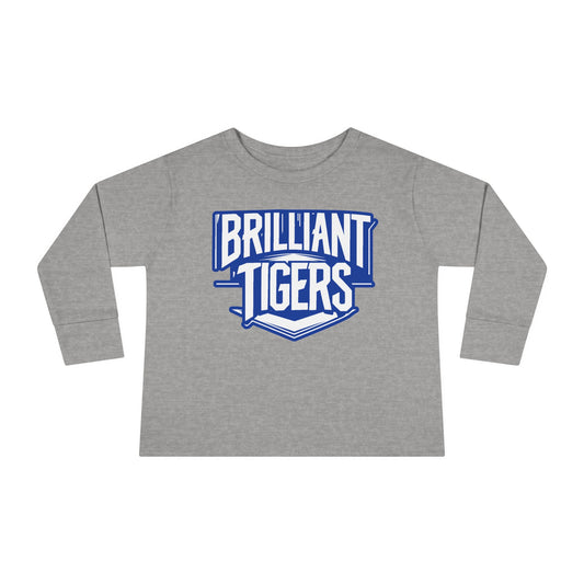 Toddler Long Sleeve Tee \ Brilliant Tigers \ BT2