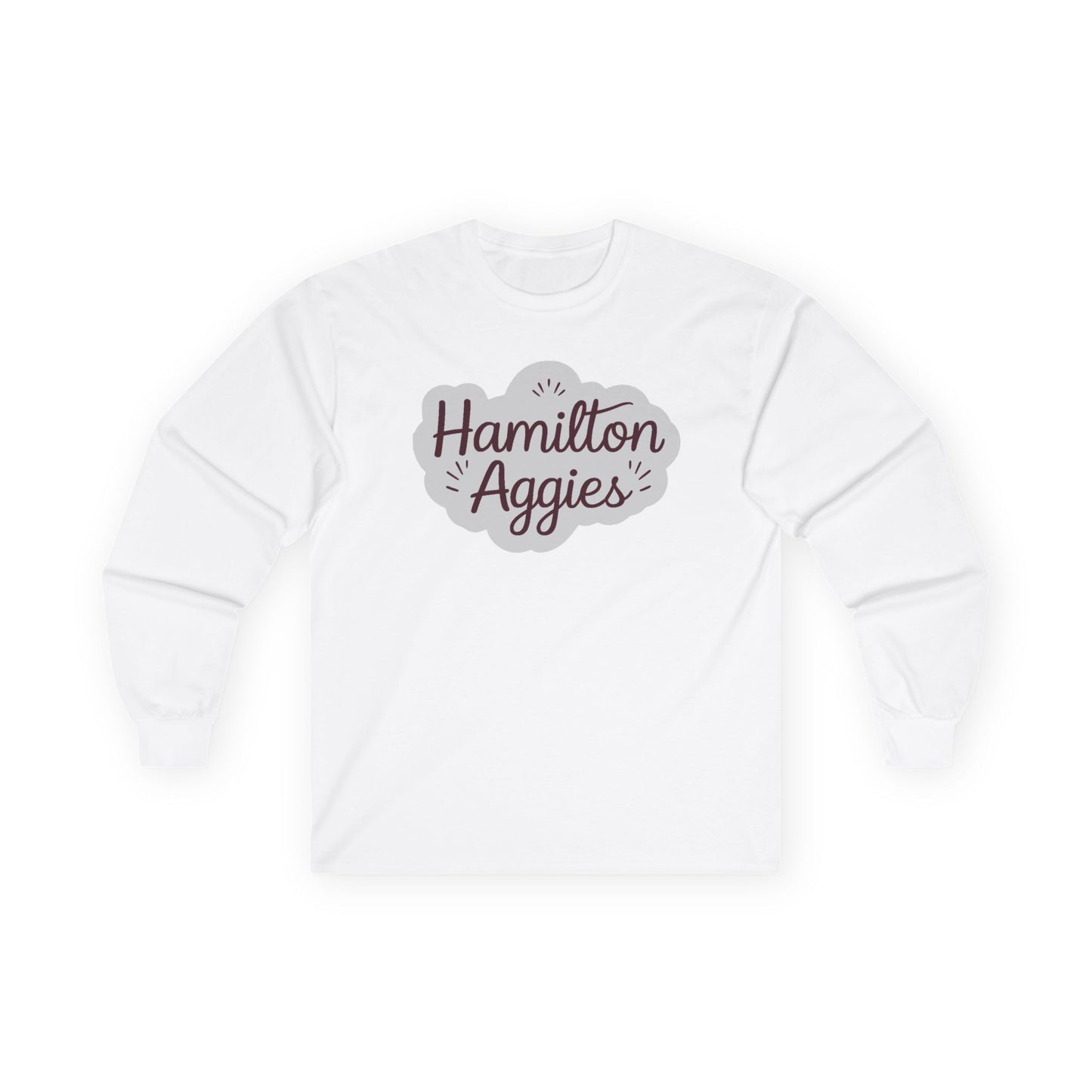 Adult Long Sleeve Tee \ Hamilton Aggies \ HAG1