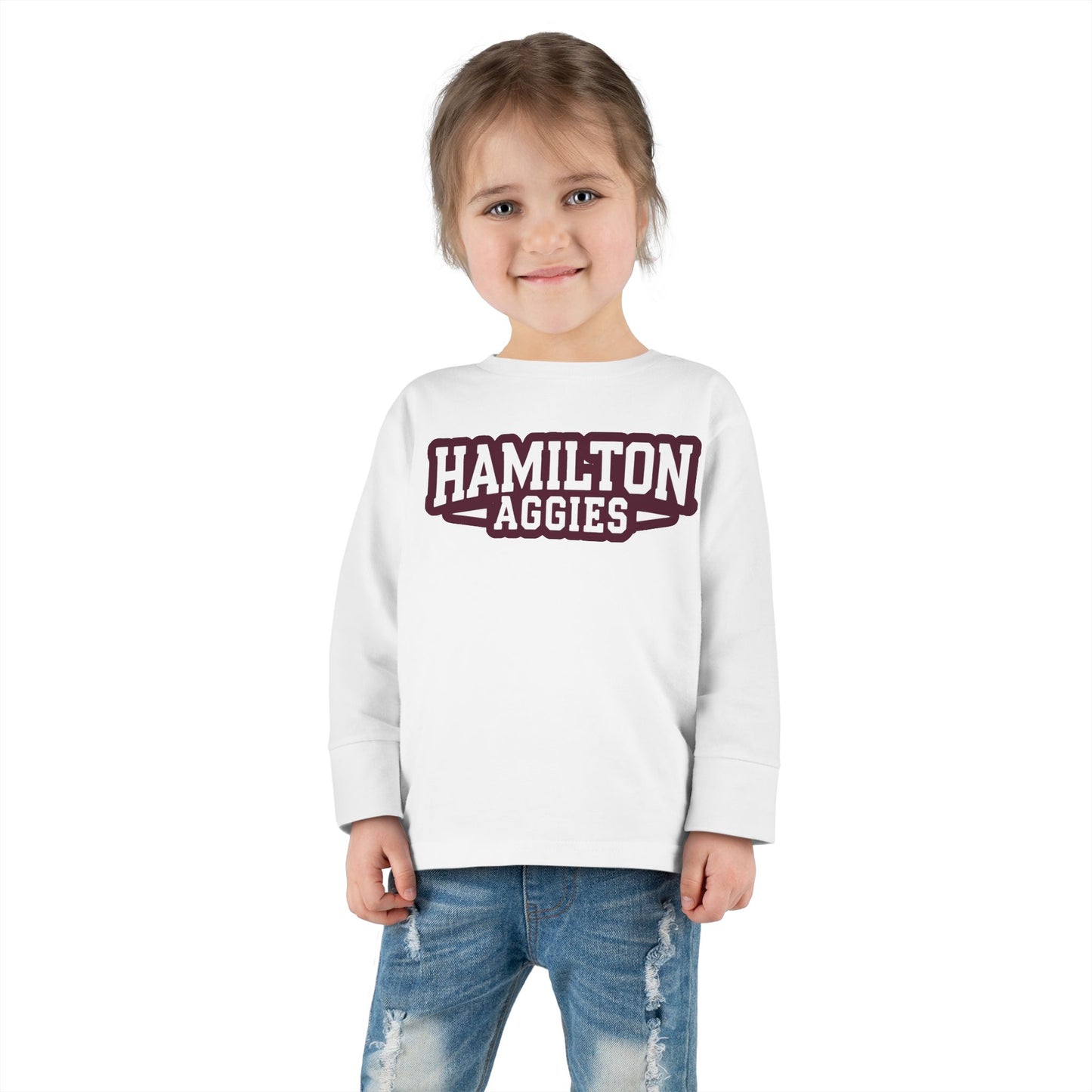 Toddler Long Sleeve Tee \ Hamilton Aggies \ HA3