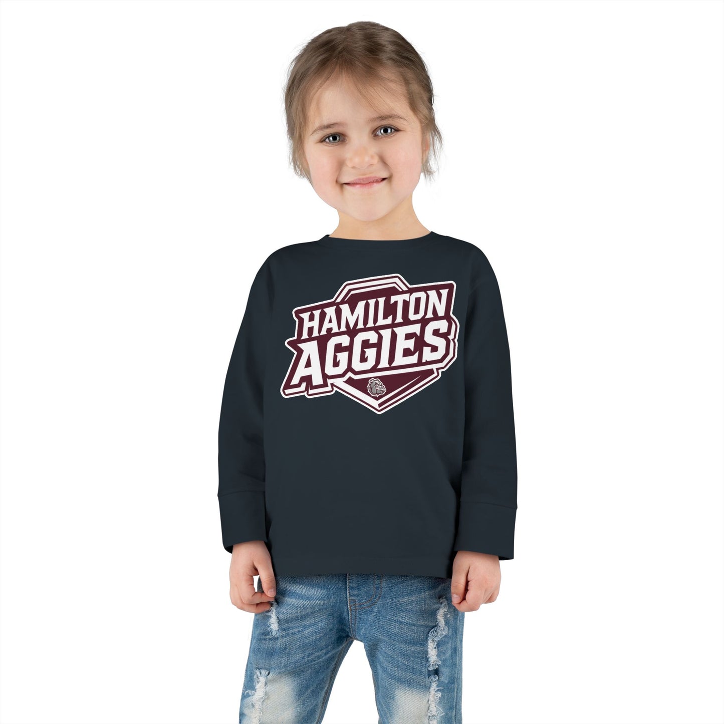 Toddler Long Sleeve Tee \ Hamilton Aggies \ HA1