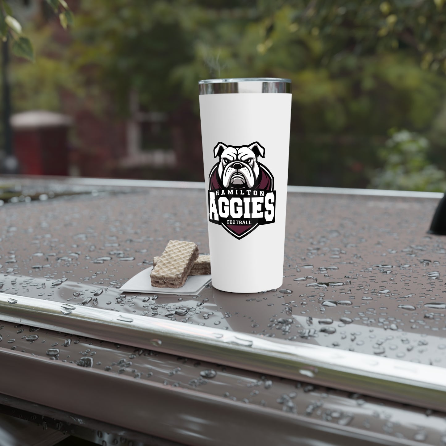 22oz Copper Insulated Tumbler \ Hamilton Aggies Football \ HAF2