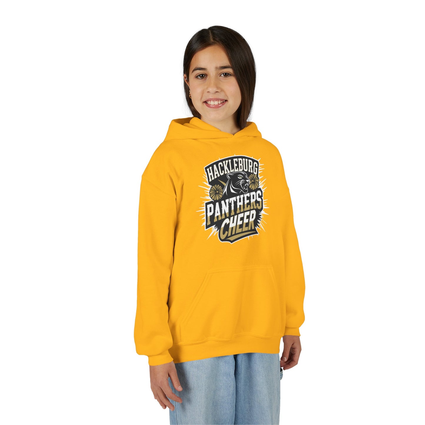 Youth Hoodie Sweatshirt \ Hackleburg Panthers Cheer \ HPC1