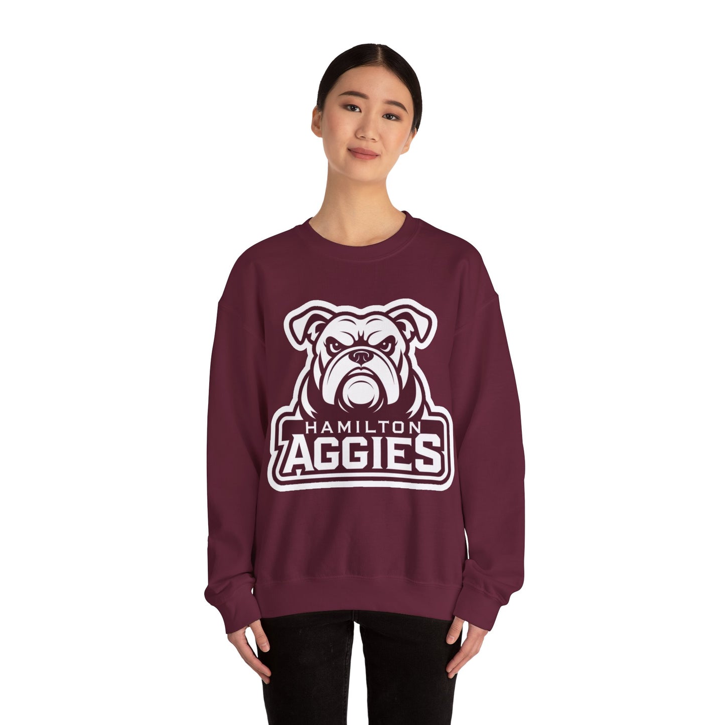 Adult Crewneck Sweatshirt \ Hamilton Aggies \ HA4