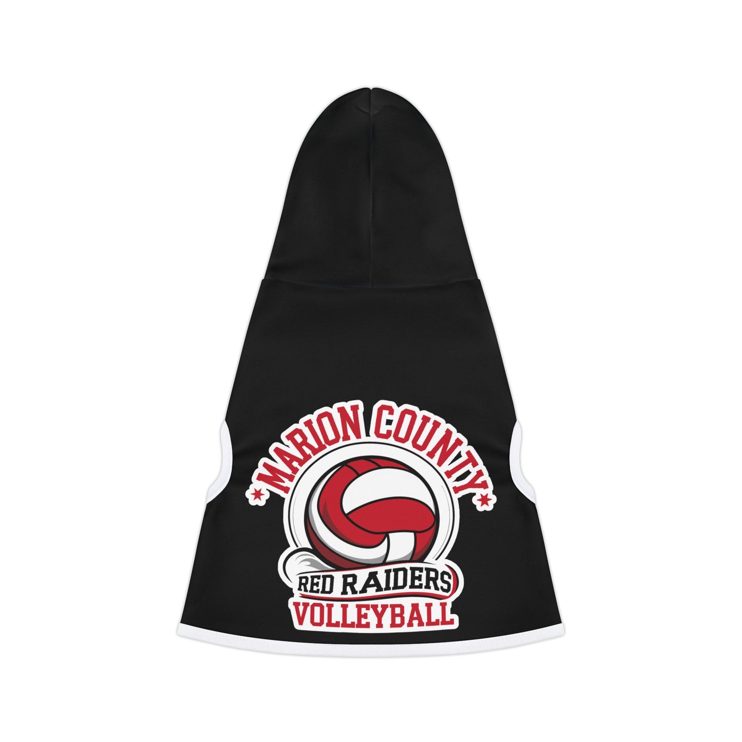 Pet Hoodie \ Marion County Red Raiders Volleyball \ MCV1
