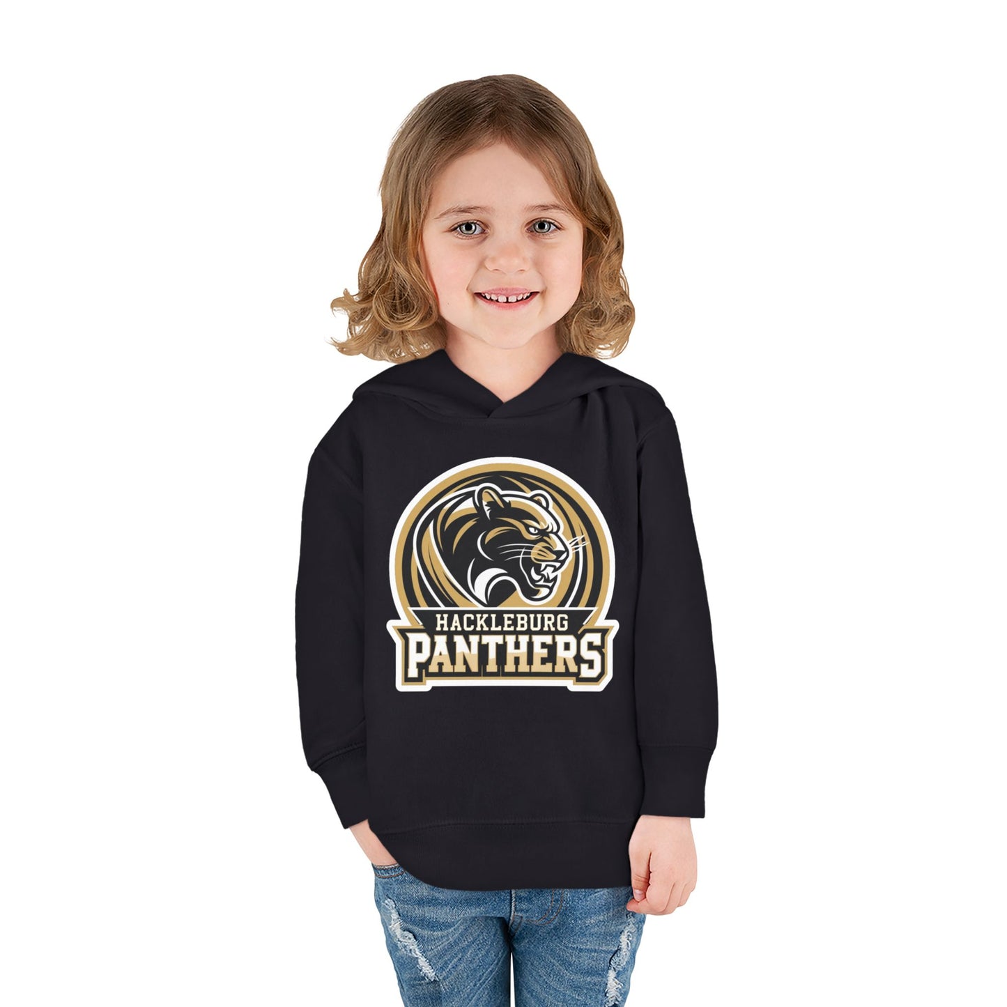 Toddler Hoodie Sweatshirt \ Hackleburg Panthers \ HP2