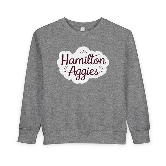 Toddler Crewneck Sweatshirt \ Hamilton Aggies \ HAG1