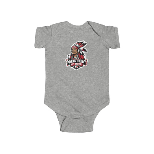 Short Sleeve Baby Bodysuit \ Marion County Red Raiders \ MC2