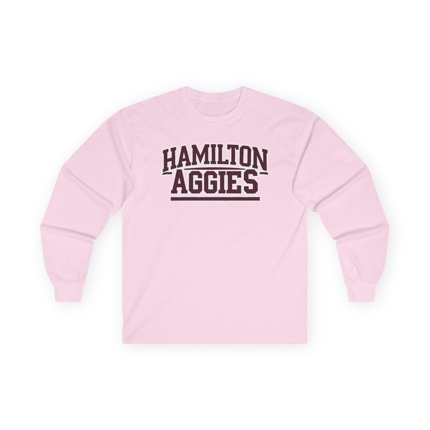 Adult Long Sleeve Tee \ Hamilton Aggies \ HA2