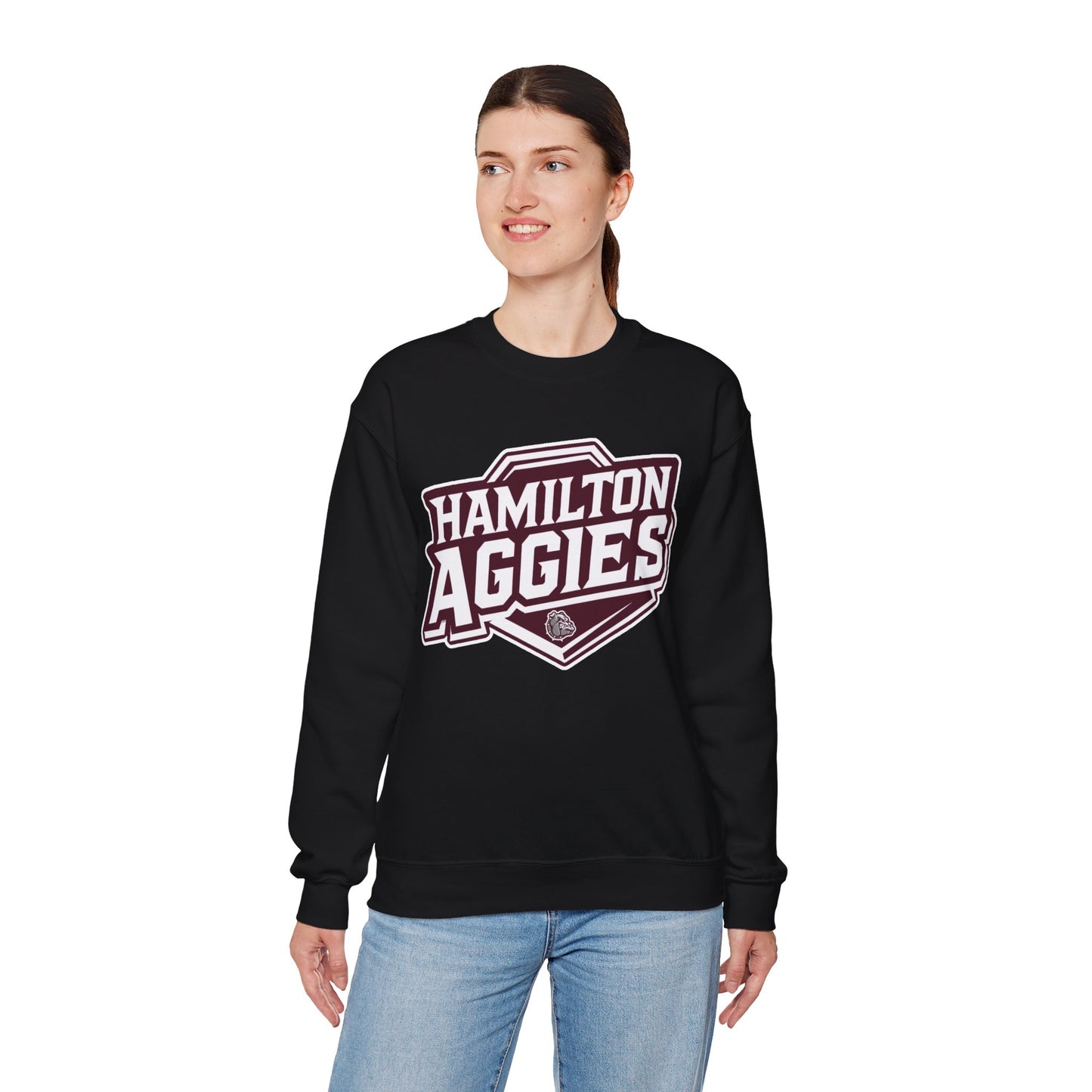 Adult Crewneck Sweatshirt \ Hamilton Aggies \ HA1