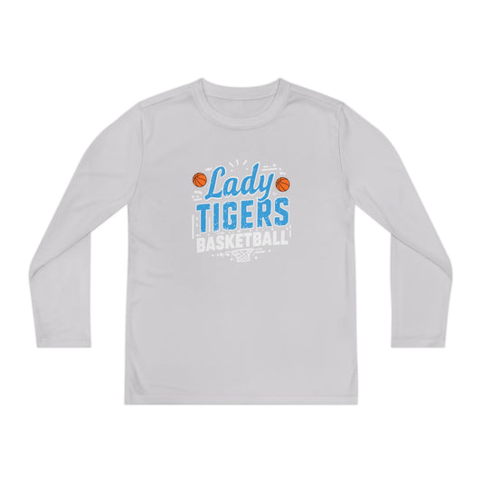Youth Long Sleeve Tee \ Brilliant Tigers Basketball \ BTBKG1