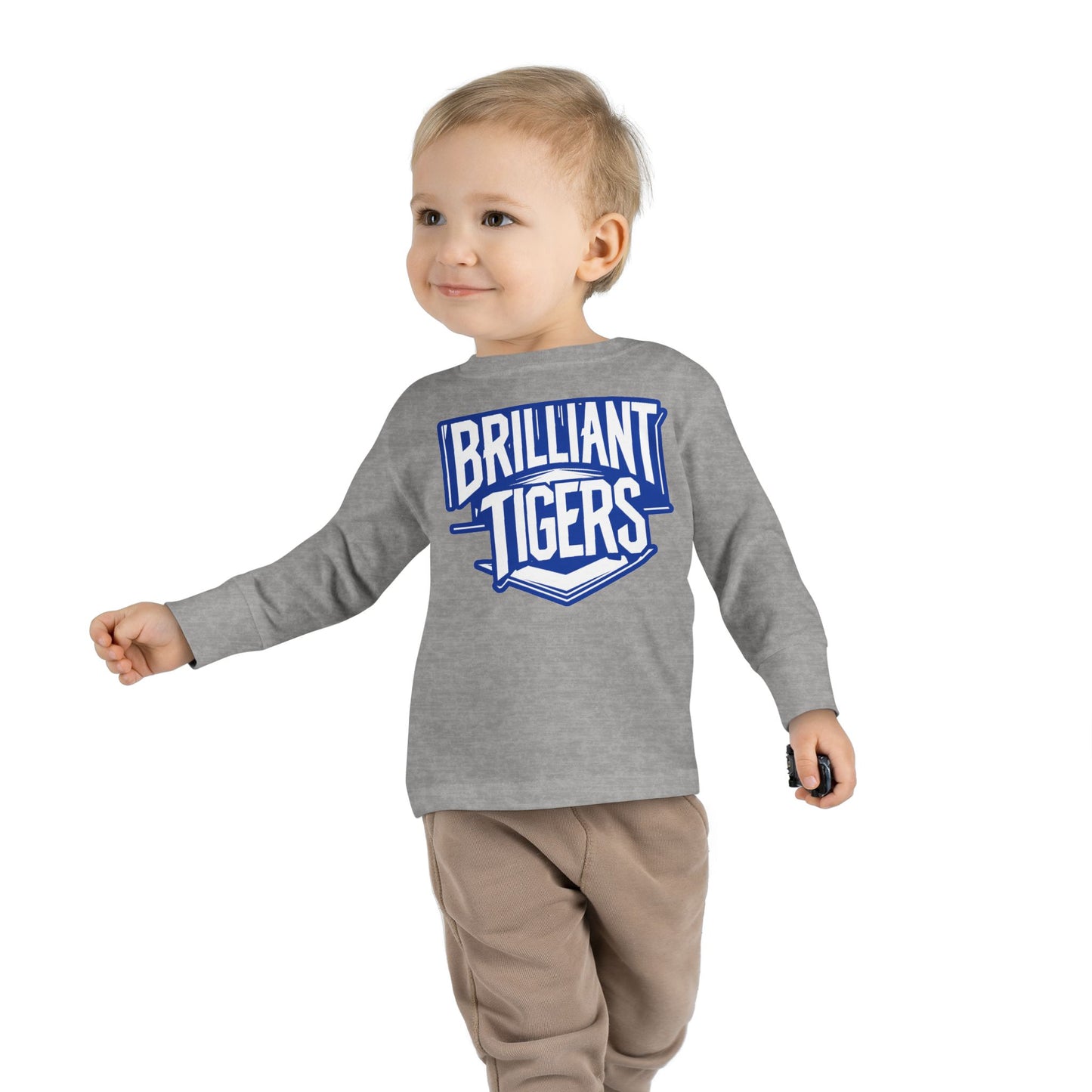 Toddler Long Sleeve Tee \ Brilliant Tigers \ BT2
