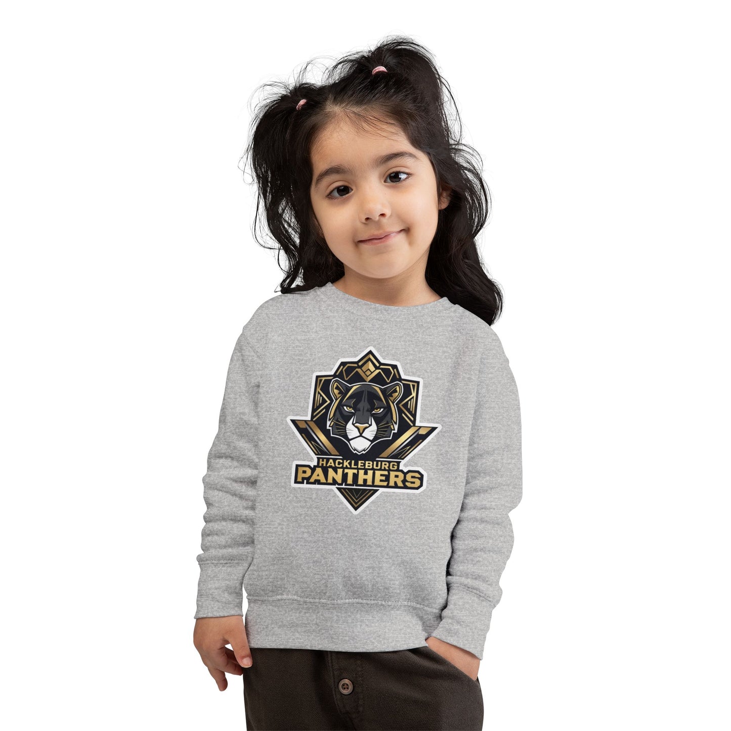 Toddler Crewneck Sweatshirt \ Hackleburg Panthers \ HP1