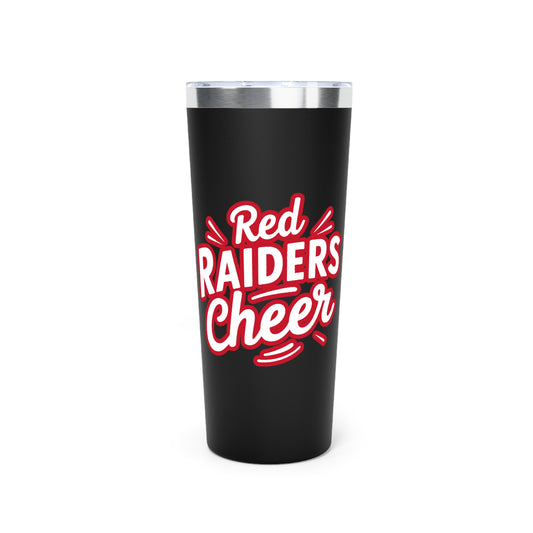 22oz Copper Insulated Tumbler \ Marion County Red Raiders Cheer \ MCC1