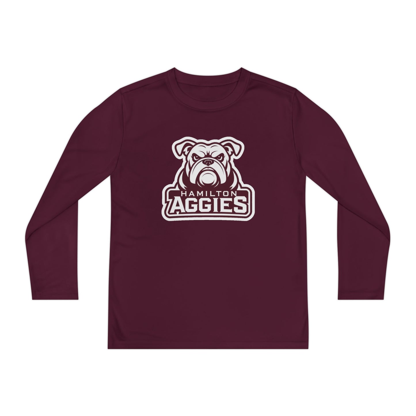 Youth Long Sleeve Tee \ Hamilton Aggies \ HA4