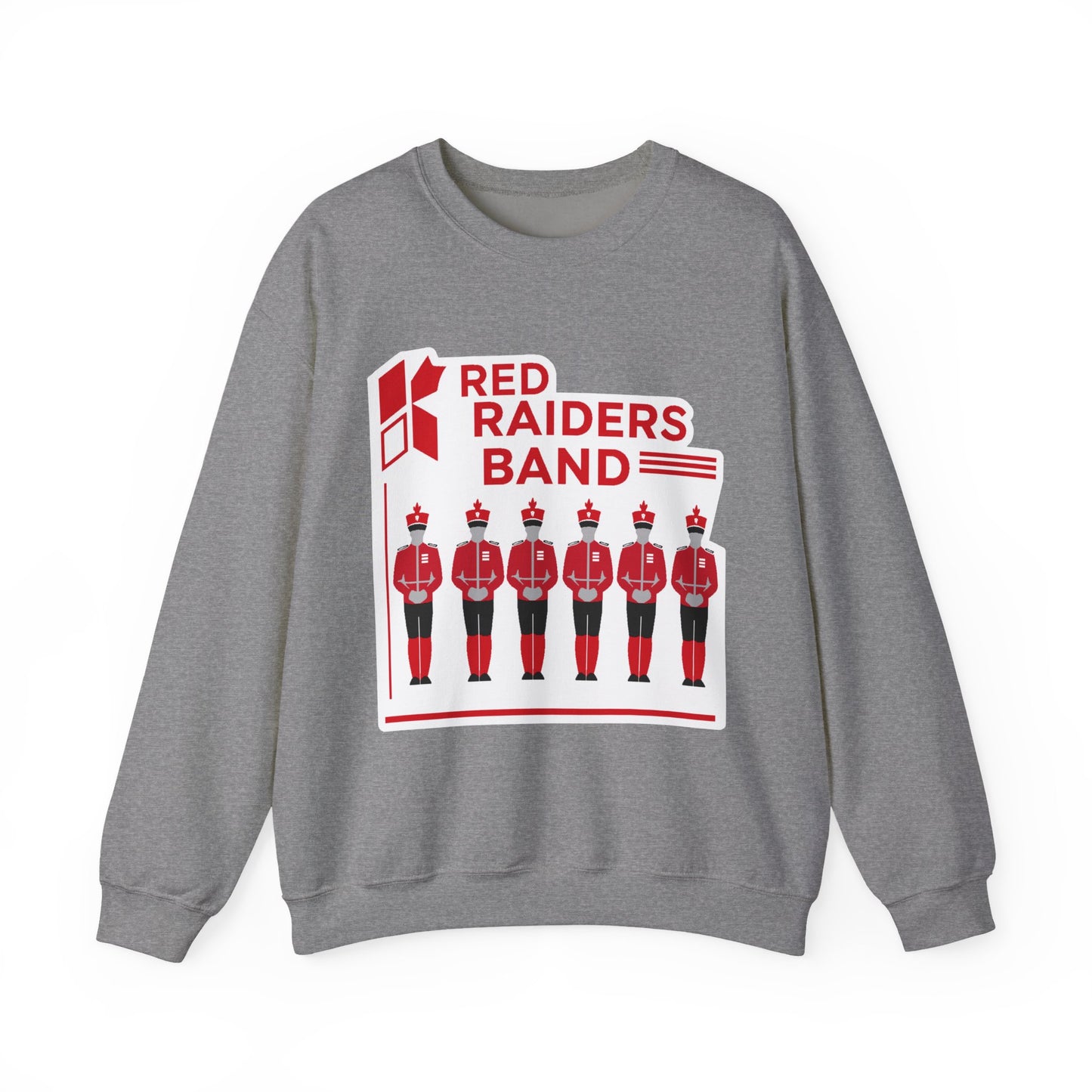 Adult Crewneck Sweatshirt \ Marion County Red Raiders Band \ MCB1