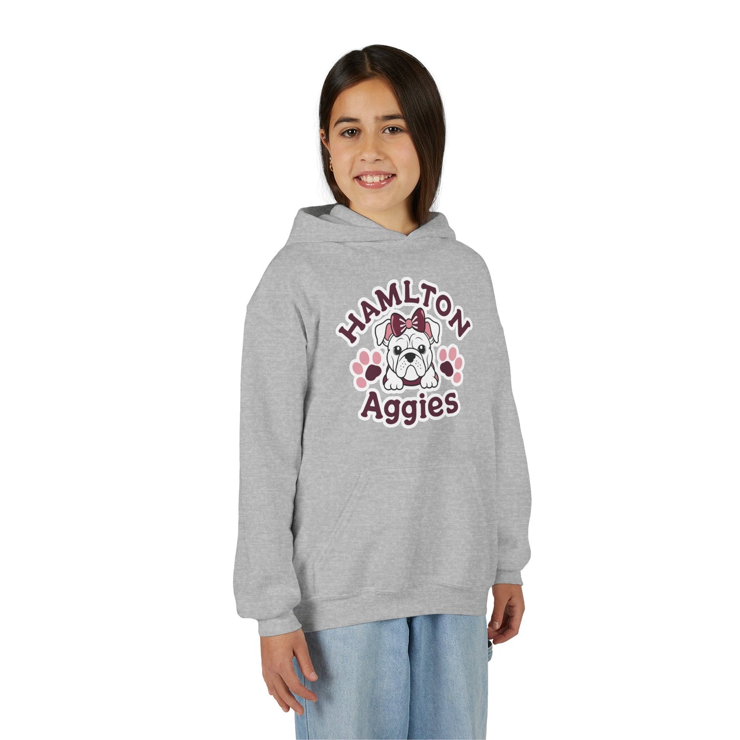 Youth Hoodie Sweatshirt \ Hamilton Aggies \ HAG3