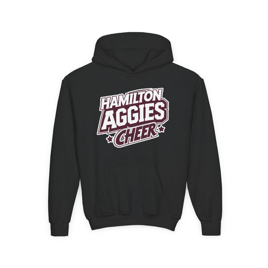 Youth Hoodie Sweatshirt \ Hamilton Aggies Cheer \ HAC1