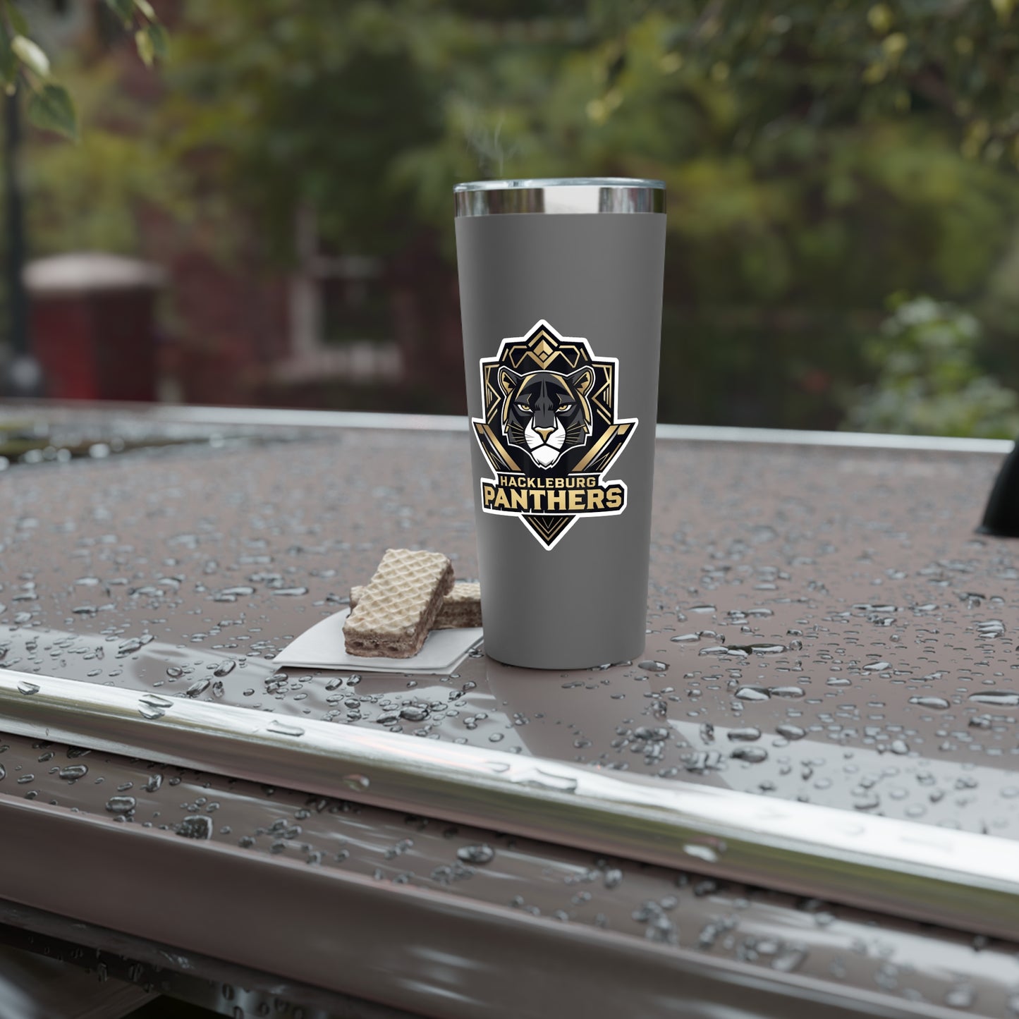 22oz Copper Insulated Tumbler \ Hackleburg Panthers \ HP1
