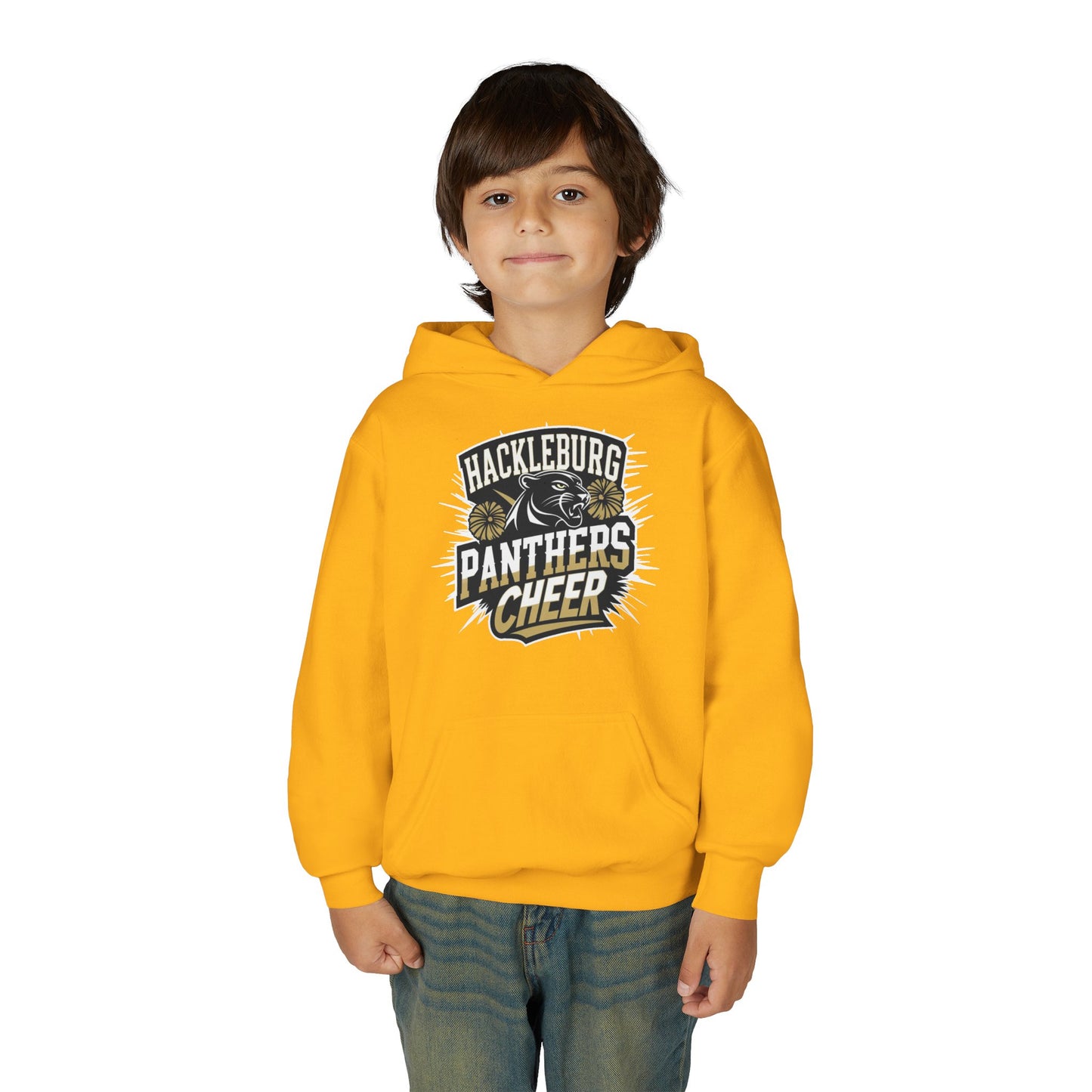 Youth Hoodie Sweatshirt \ Hackleburg Panthers Cheer \ HPC1
