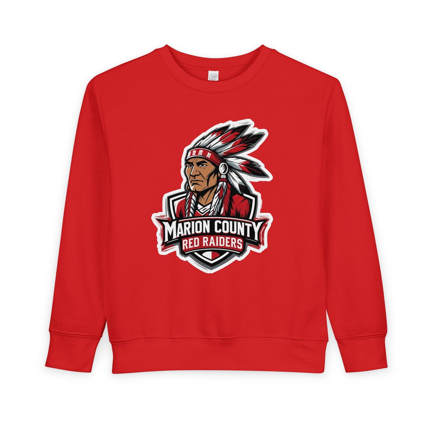 Toddler Crewneck Sweatshirt \ Marion County Red Raiders \ MC2