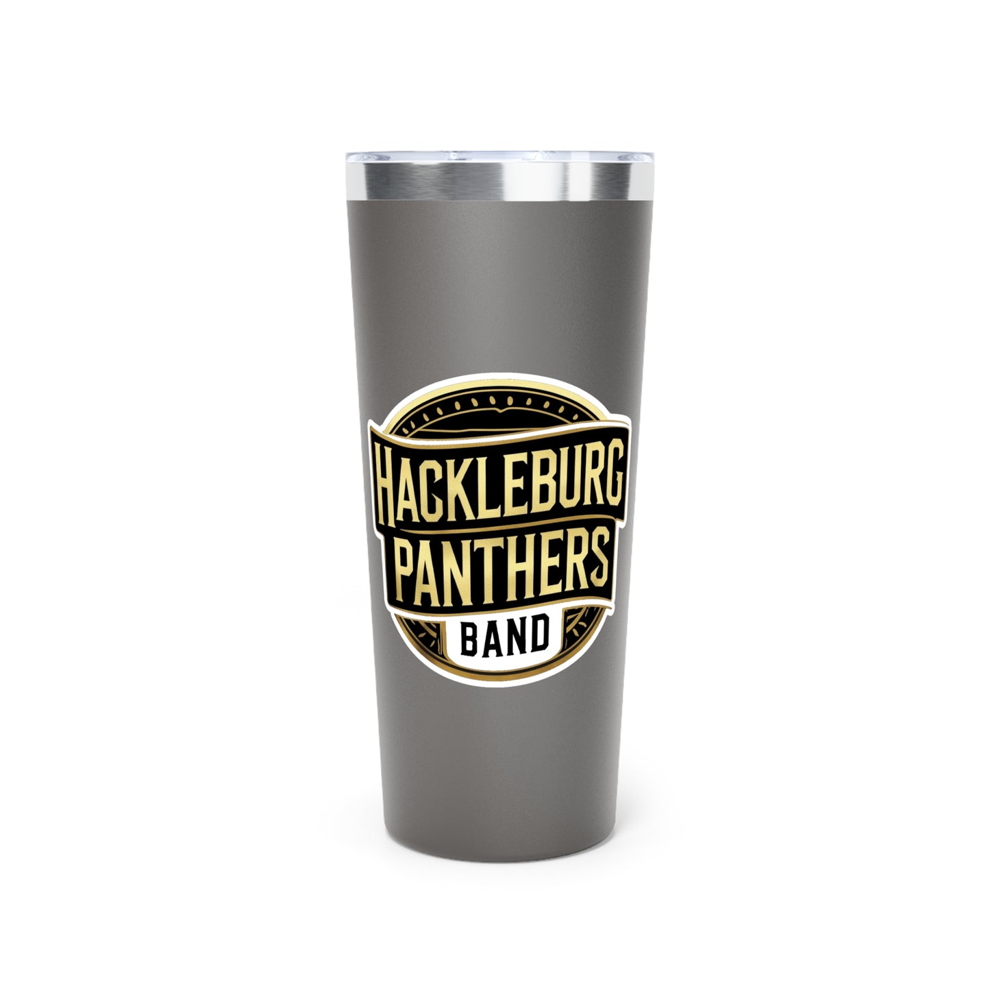 22oz Copper Insulated Tumbler \ Hackleburg Panthers Band \ HPB2