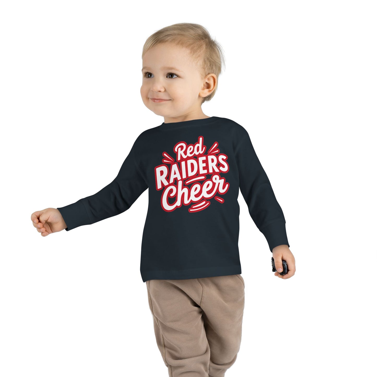 Toddler Long Sleeve Tee \ Marion County Red Raiders Cheer \ MCC1