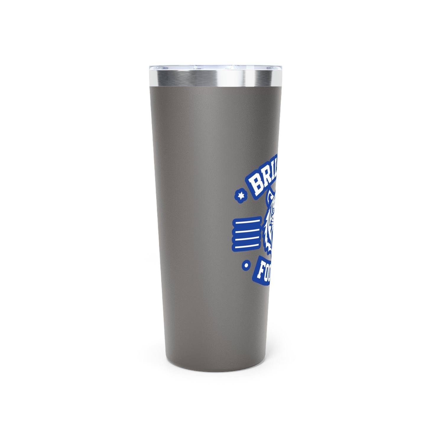 22oz Copper Insulated Tumbler \ Brilliant Tigers Football \ BTF2