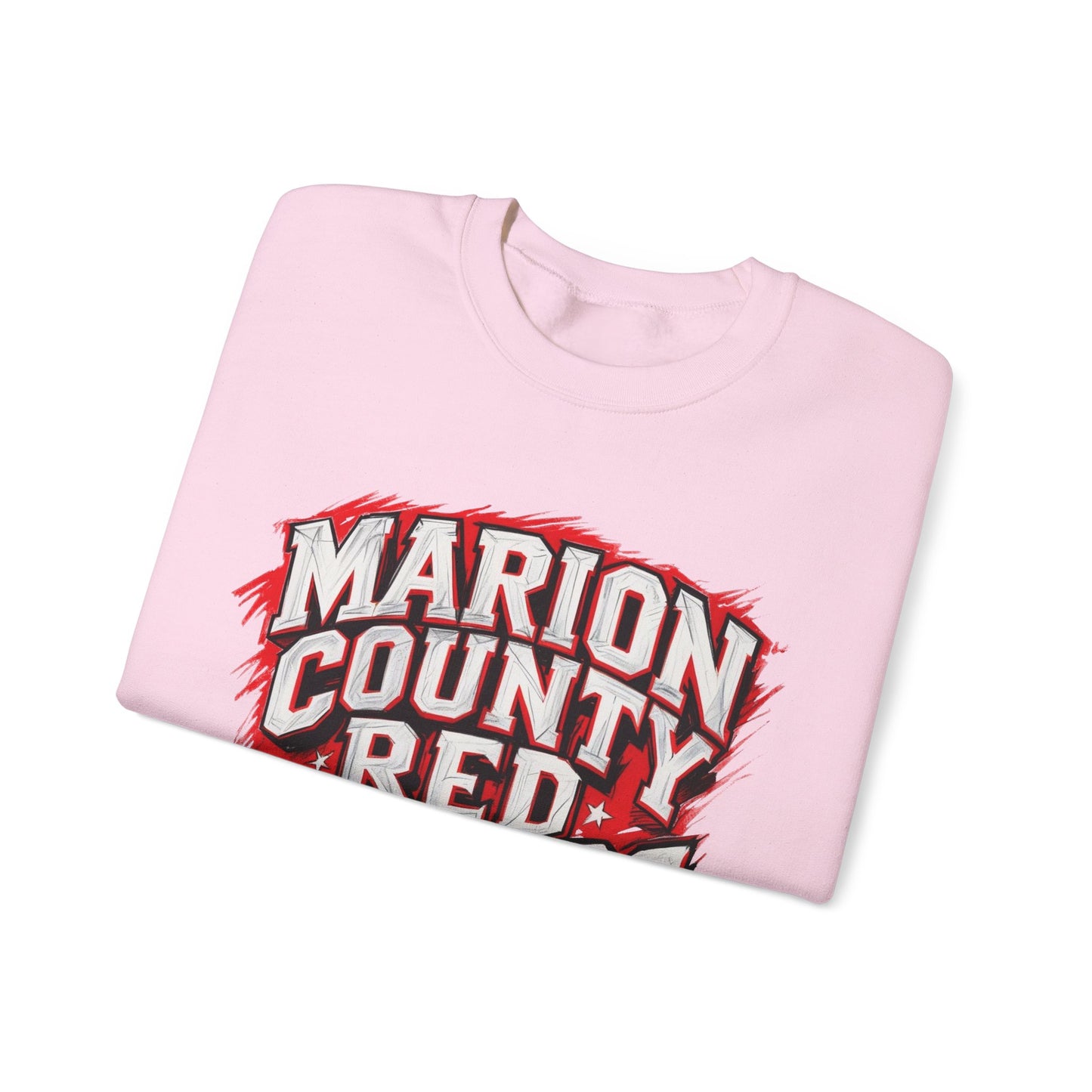 Adult Crewneck Sweatshirt \ Marion County Red Raiders \ MC1