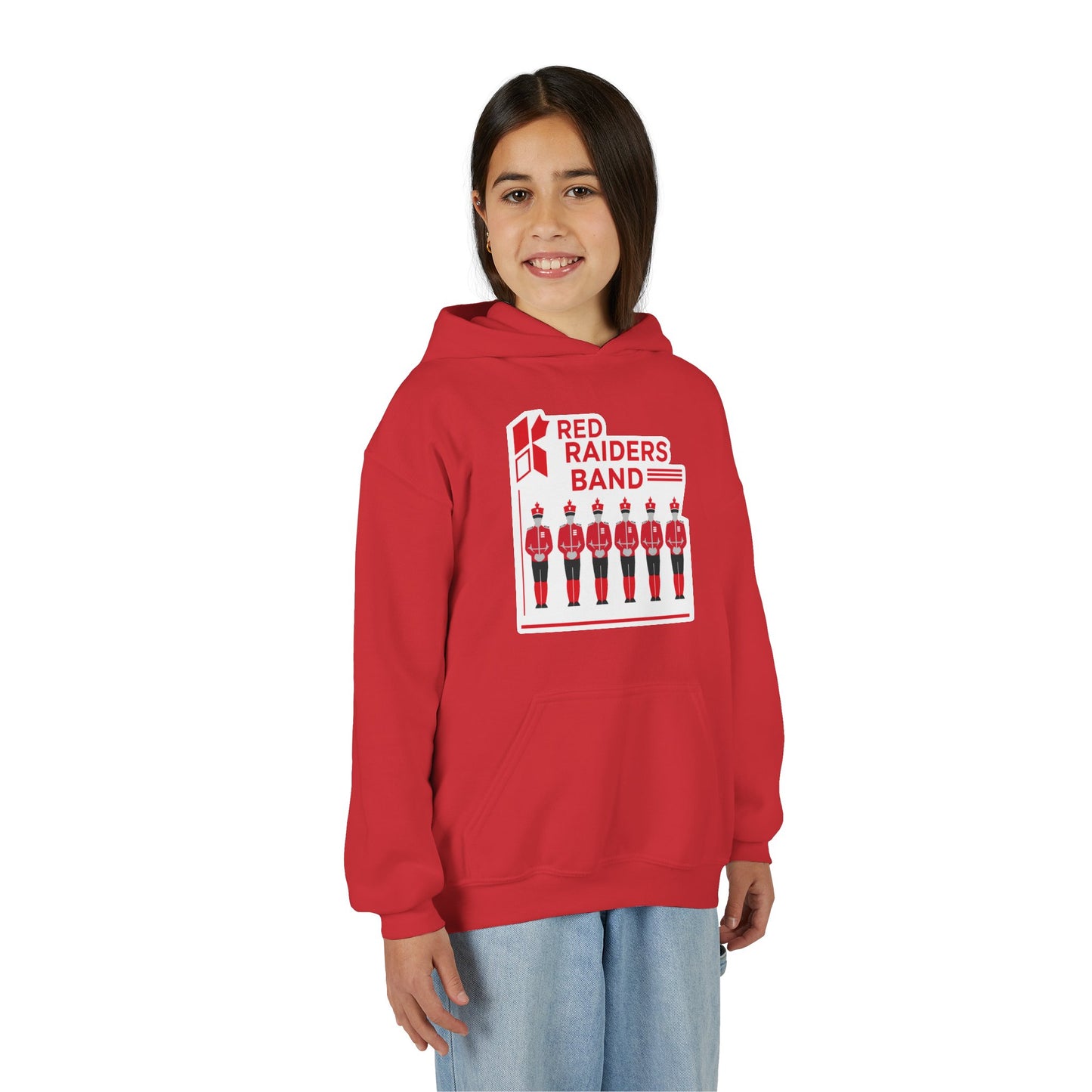 Youth Hoodie Sweatshirt \ Marion County Red Raiders Band \ MCB1