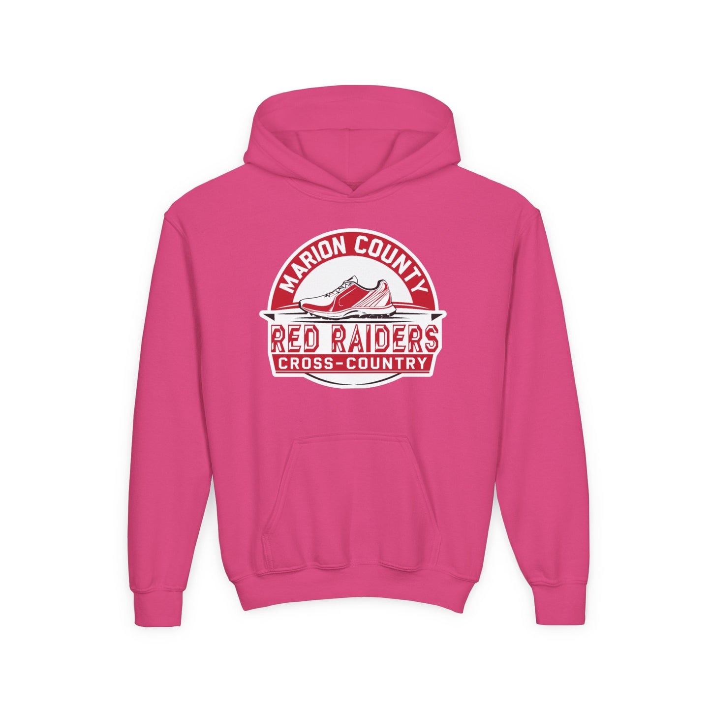 Youth Hoodie Sweatshirt \ Marion County Red Raiders Cross-Country \ MCCC1