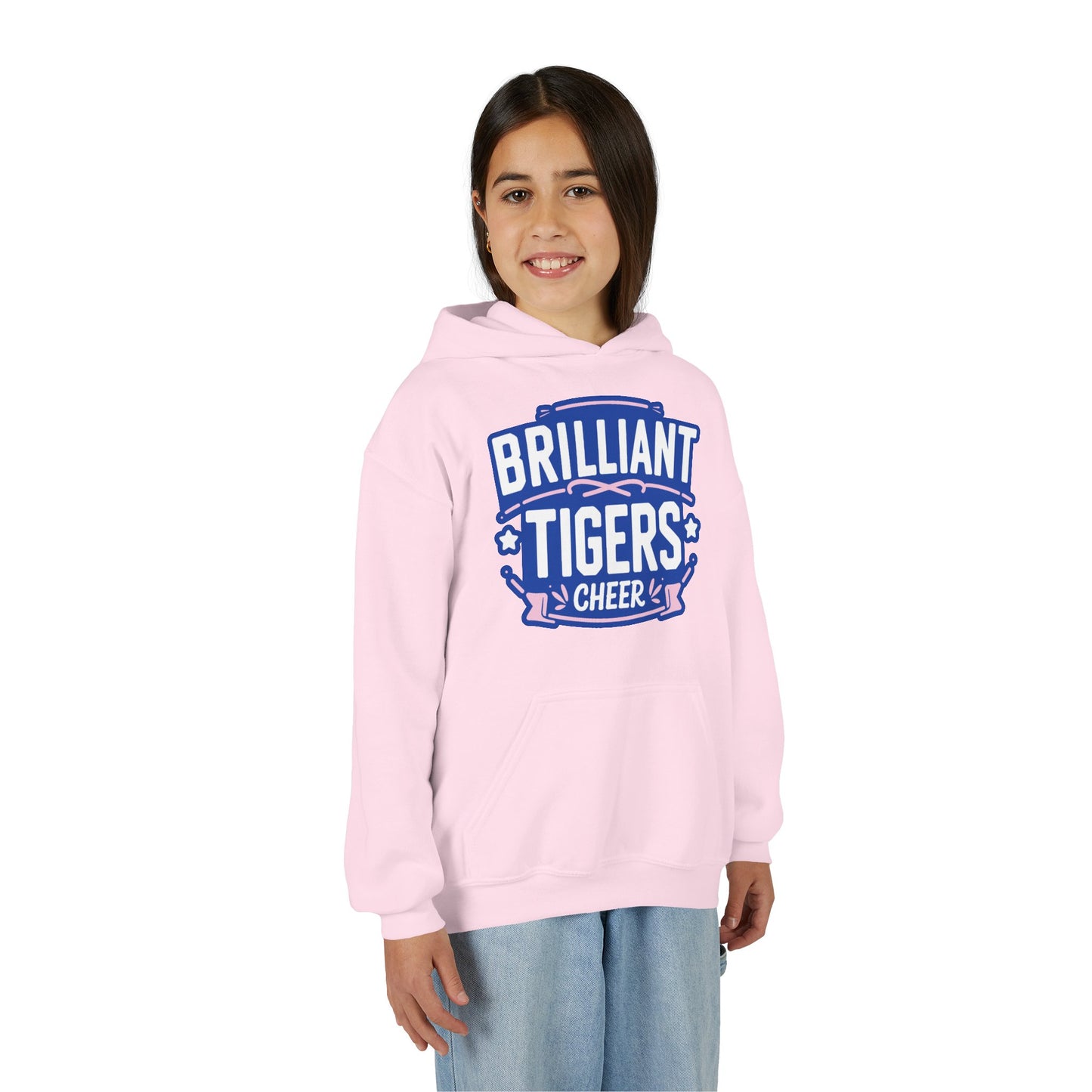 Youth Hoodie Sweatshirt \ Brilliant Tigers Cheer \ BTC2