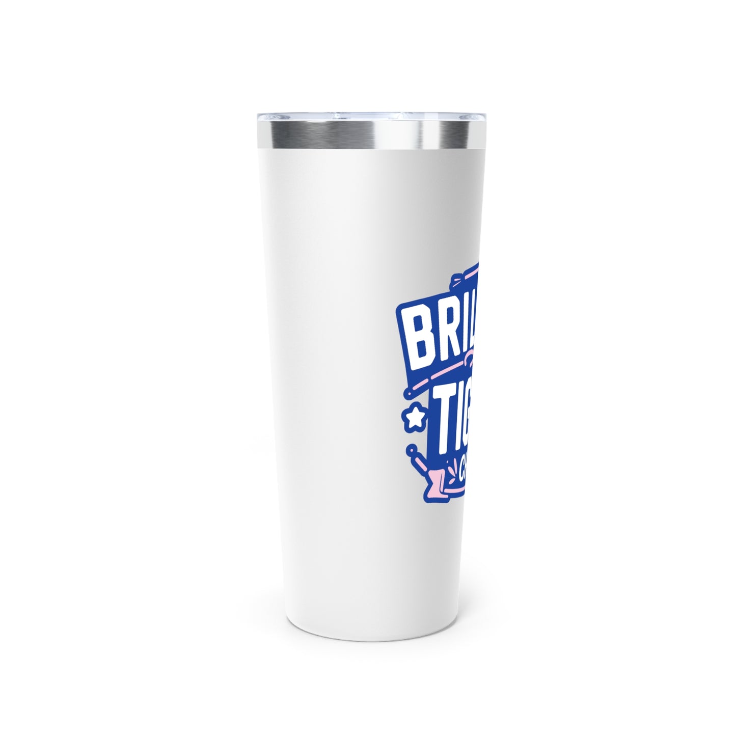 22oz Copper Insulated Tumbler \ Brilliant Tigers Cheer \ BTC2