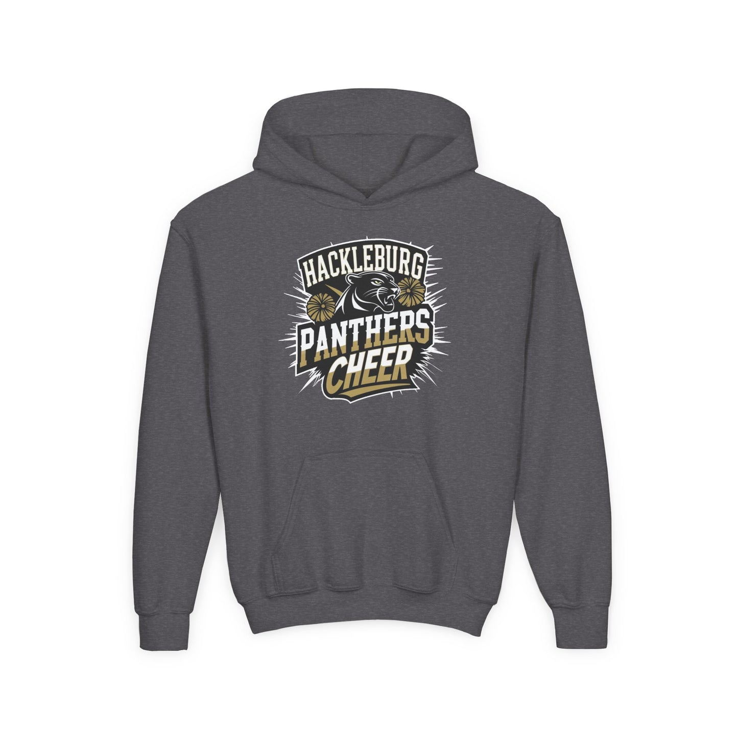Youth Hoodie Sweatshirt \ Hackleburg Panthers Cheer \ HPC1