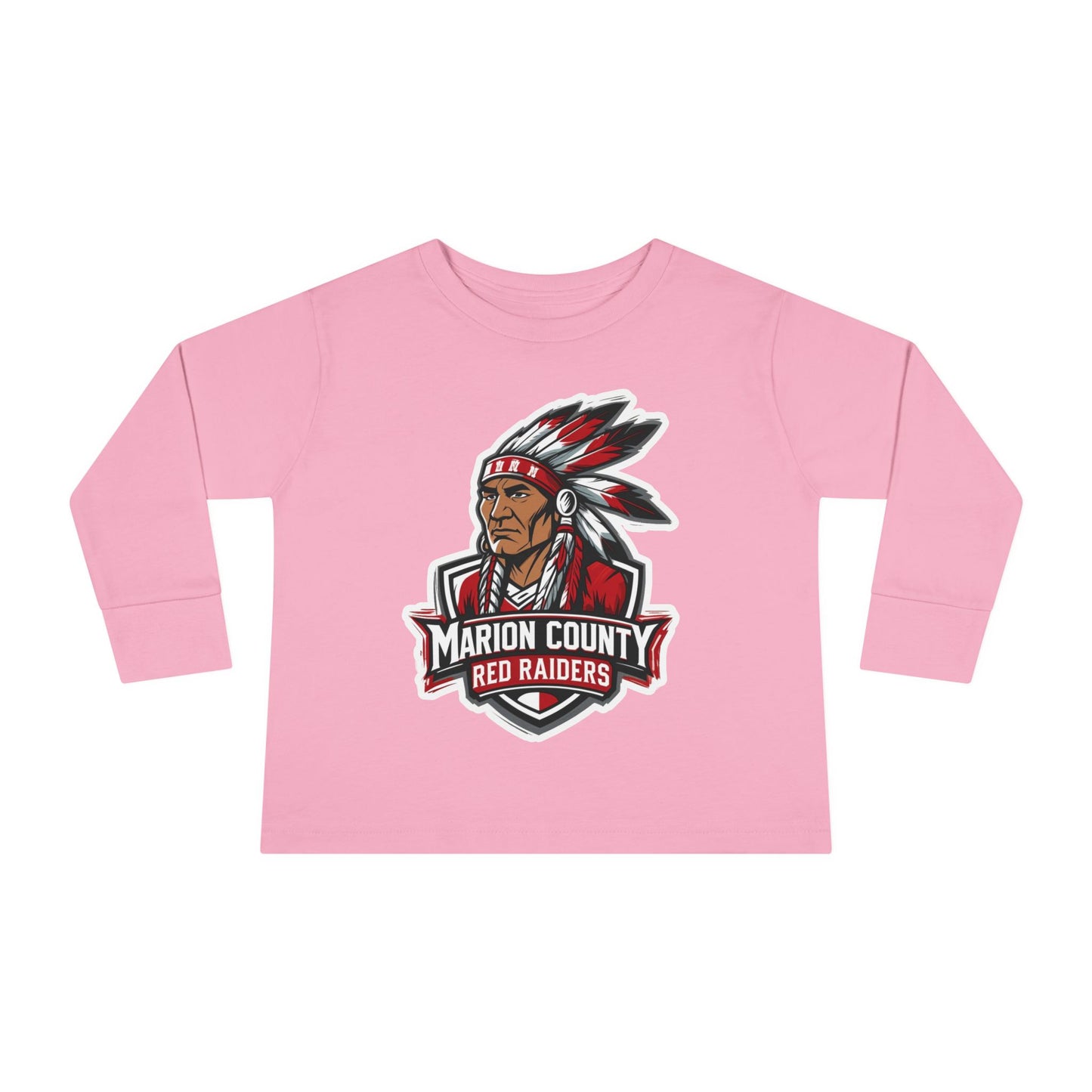 Toddler Long Sleeve Tee \ Marion County Red Raiders \ MC2
