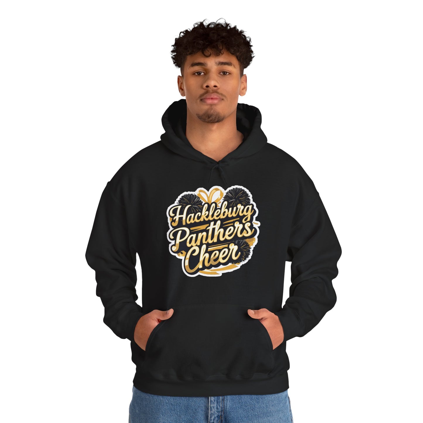 Adult Hoodie Sweatshirt \ Hackleburg Panthers Cheer \ HPC2