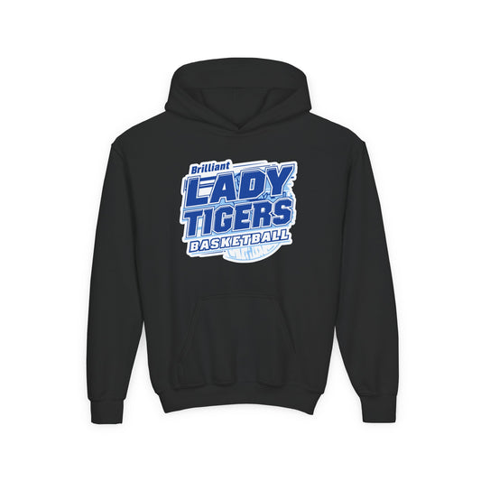 Youth Hoodie Sweatshirt \ Brilliant Tigers Basketball \ BTBKG2