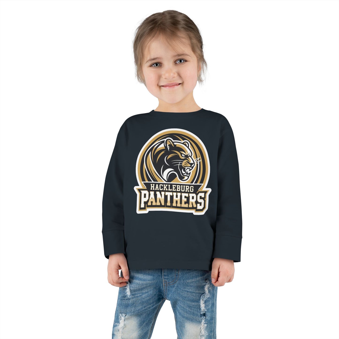 Toddler Long Sleeve Tee \ Hackleburg Panthers \ HP2