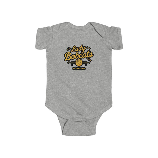 Short Sleeve Baby Bodysuit \ Phil Campbell Bobcats Basketball \ PCBBKG2