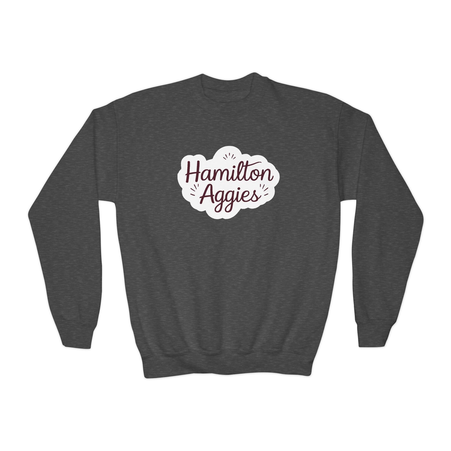 Youth Crewneck Sweatshirt \ Hamilton Aggies \ HAG1