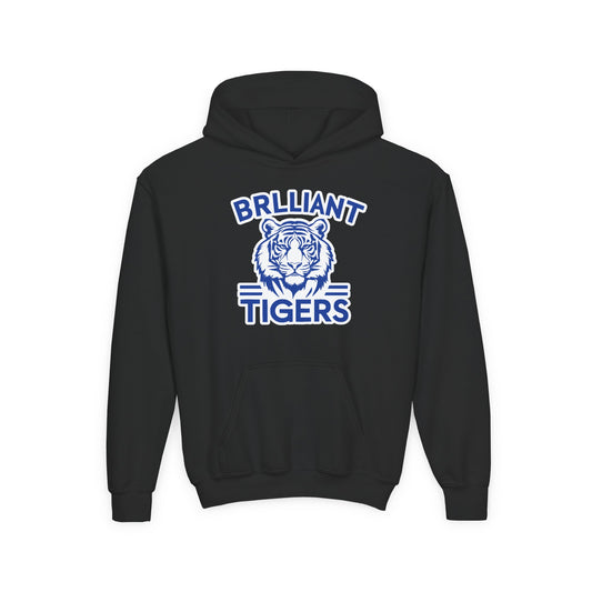 Youth Hooded Sweatshirt \ Brilliant Tigers \ BT1