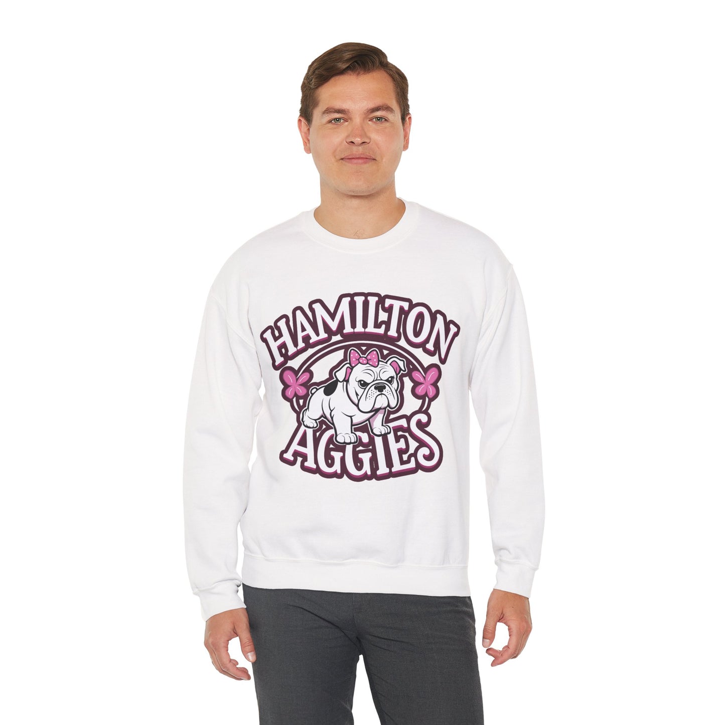 Adult Crewneck Sweatshirt \ Hamilton Aggies \ HAG4