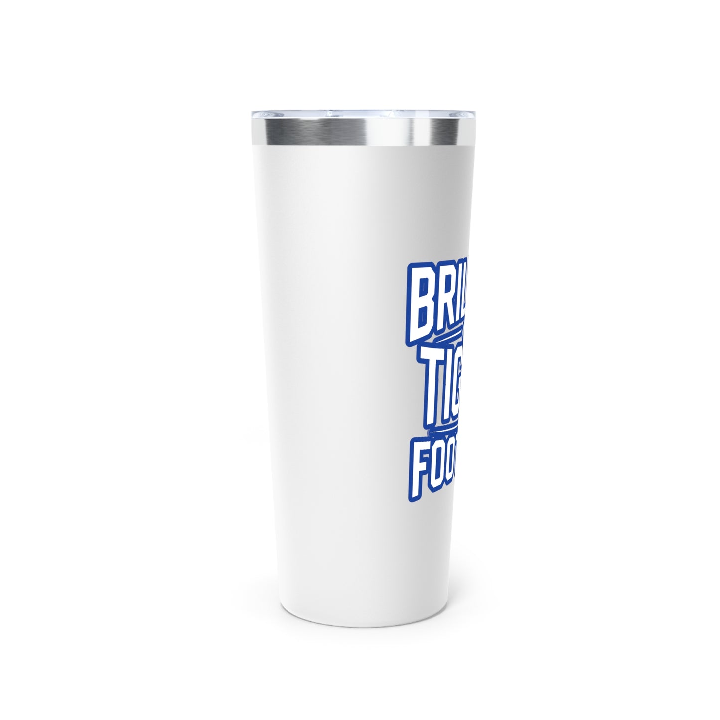 22oz Copper Insulated Tumbler \ Brilliant Tigers Football \ BTF1
