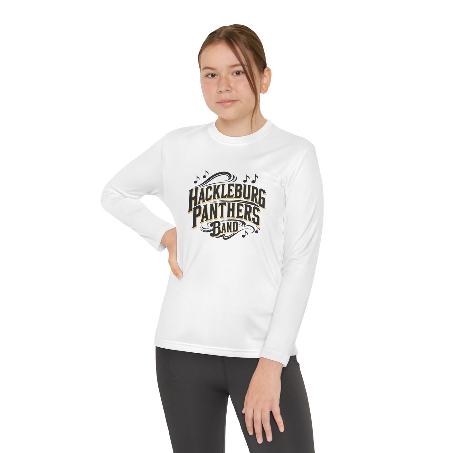 Youth Long Sleeve Tee \ Hackleburg Panthers Band \ HPB1