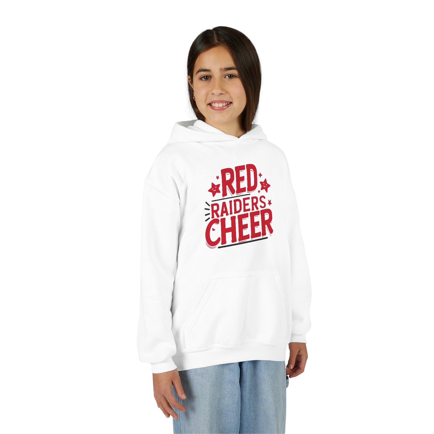 Youth Hoodie Sweatshirt \ Marion County Red Raiders Cheer \ MCC2